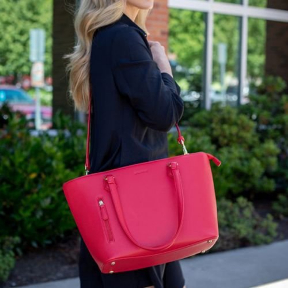 Concealed Carry Purse by Tactica Cherry Red or Apricot Orange - Picture 3 of 3